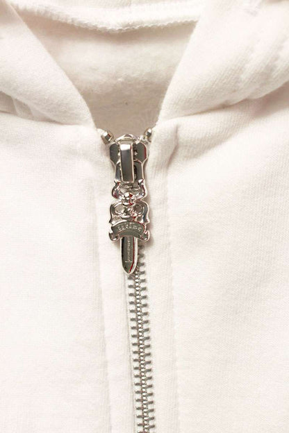 Chrome Hearts SWTSHRT HD ZIP Sleeve Logo Print Hoodie Size L