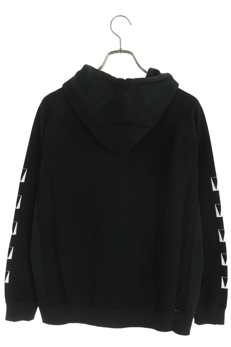 SEQUEL 24SS WEEKEND Logo Print Zip Hoodie Black Size S