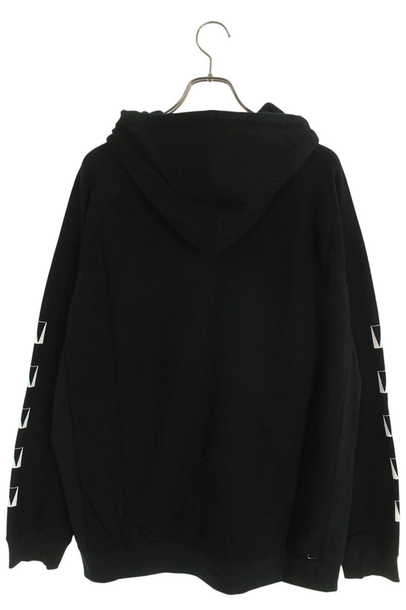 SEQUEL 24SS WEEKEND Logo Print Zip Hoodie Black Size XL