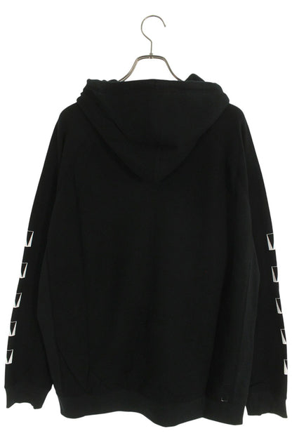 SEQUEL 24SS WEEKEND Logo Print Zip Hoodie Black Size XL