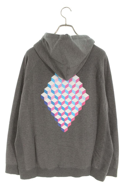 SEQUEL 24SS WEEKEND Logo Print Zip Hoodie Gray Size L