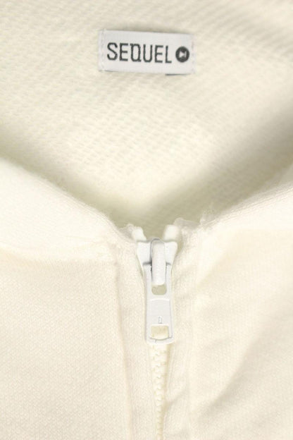 SEQUEL 24SS WEEKEND Logo Print Zip Hoodie White Size S