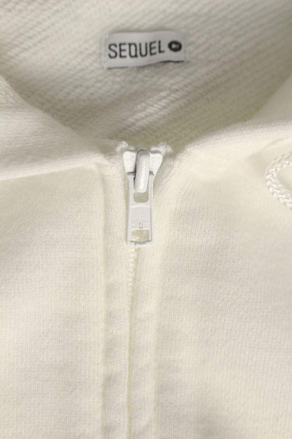 SEQUEL 24SS WEEKEND Logo Print Zip Hoodie White Size L
