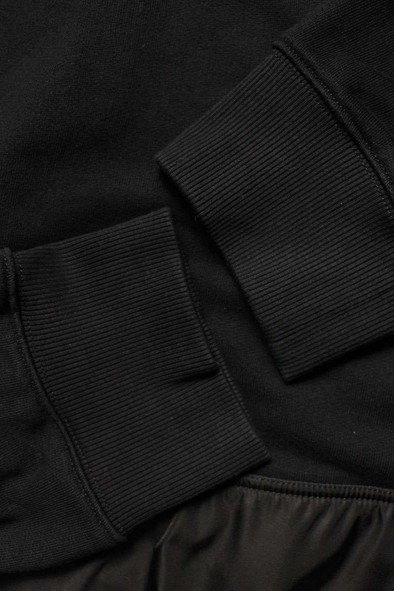 PRADA Re-Nylon Panel Triangle Logo Pullover Hoodie Size XS