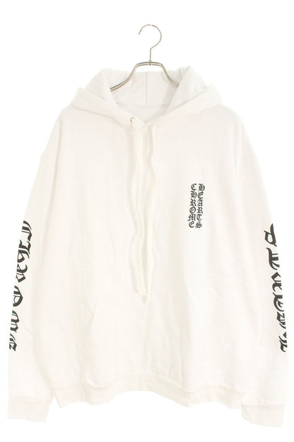 Chrome Hearts SWTSHRT PLVR Horseshoe Print Pullover Hoodie White Size XL
