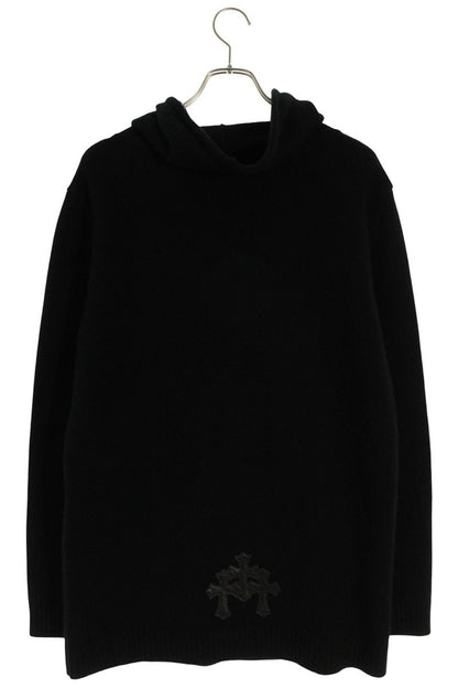 Chrome Hearts Y NOT Cross Patch Cashmere Hoodie Size L