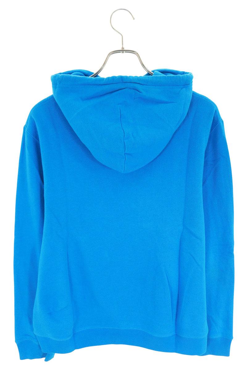 Loewe Embroidered Pullover Hoodie Blue Size S