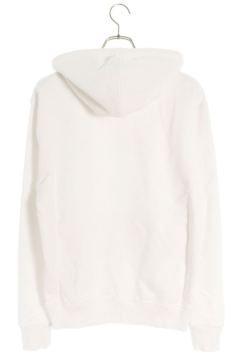 AMI Embroidered Hoodie White Size M