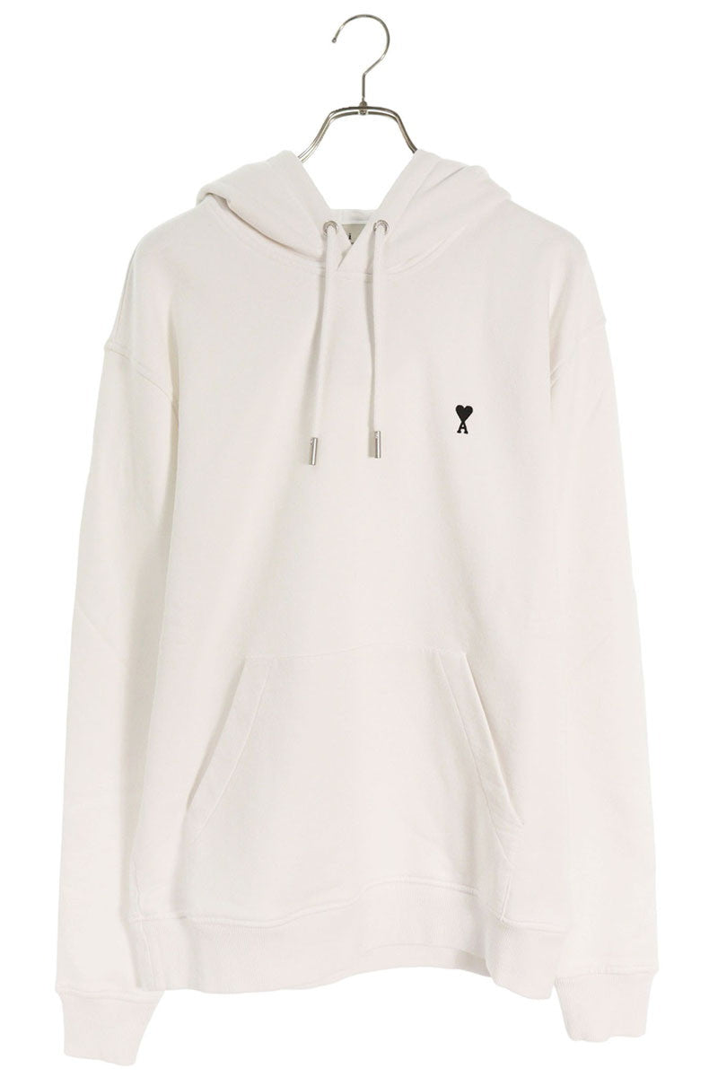 AMI Embroidered Hoodie White Size XL