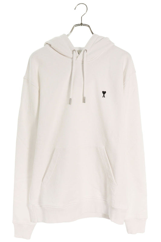 AMI Embroidered Hoodie White Size XL