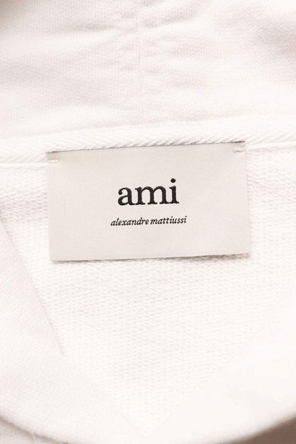 AMI Embroidered Hoodie White Size XL