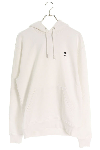 AMI Embroidered Hoodie White Size L