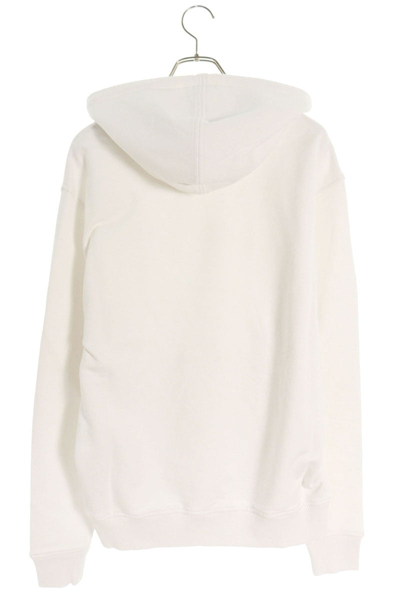 AMI Embroidered Hoodie White Size L
