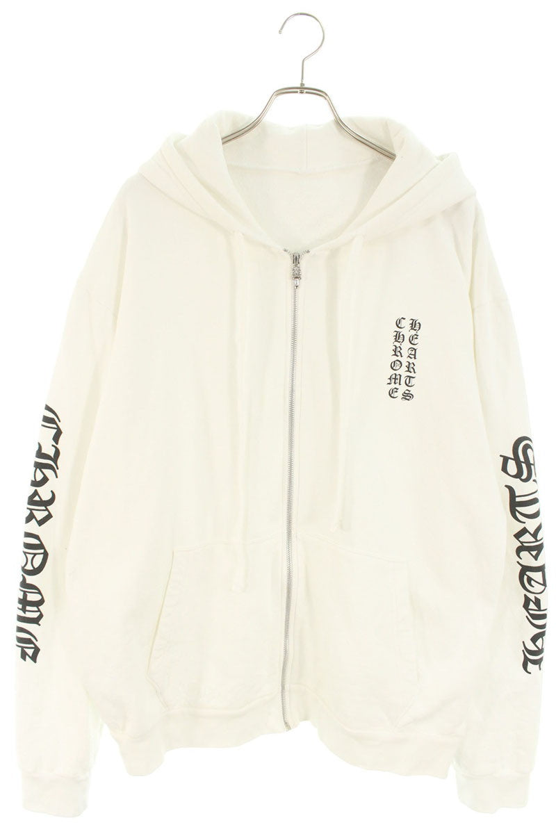 Chrome Hearts SWTSHRT HD ZIP Sleeve Logo Print Size XL