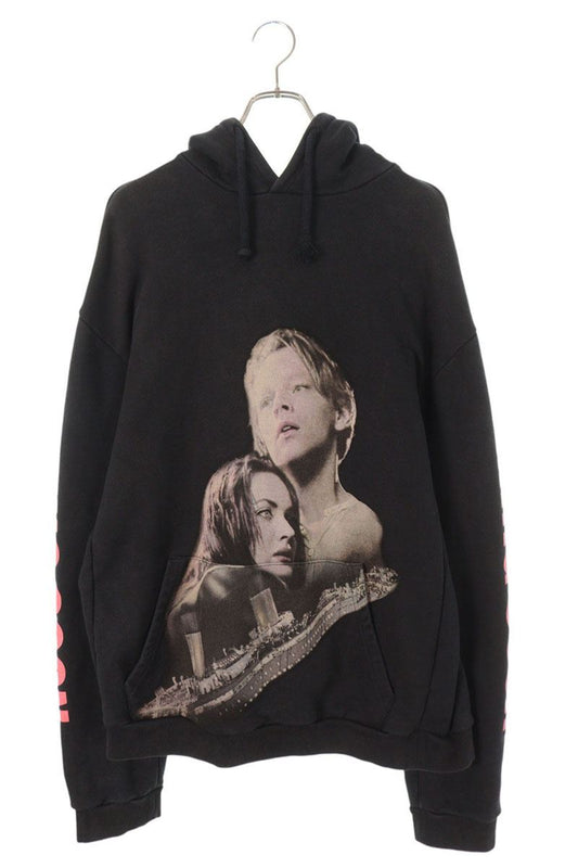 VETEMENTS 16SS Oversized Movie Photo Hoodie Black Size S