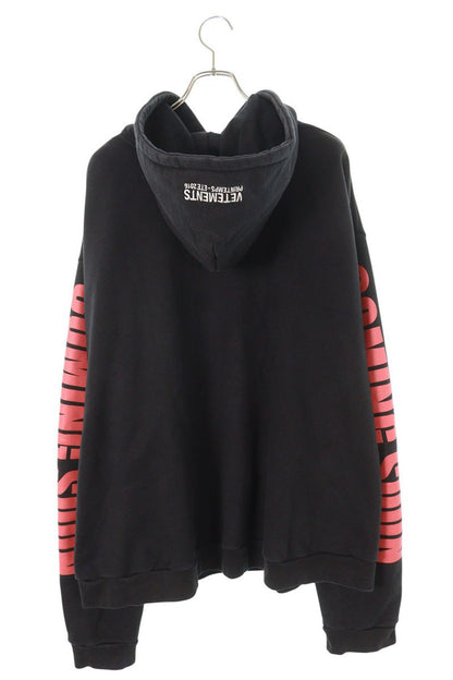 VETEMENTS 16SS Oversized Movie Photo Hoodie Black Size S