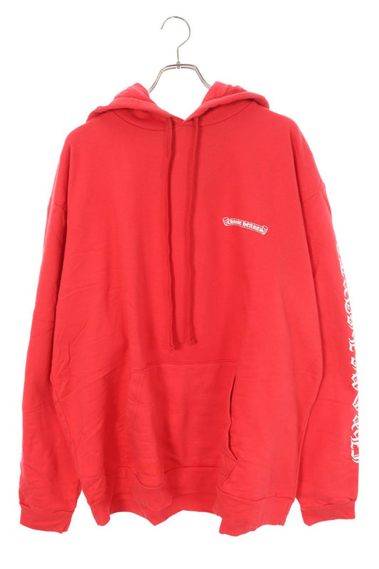 Chrome Hearts SWTSHRT PLVR Print Pullover Hoodie Red Size XXL