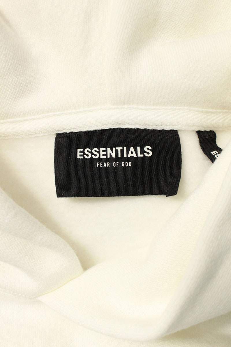 FOG ESSENTIALS Back Logo Hoodie White/Black Size M