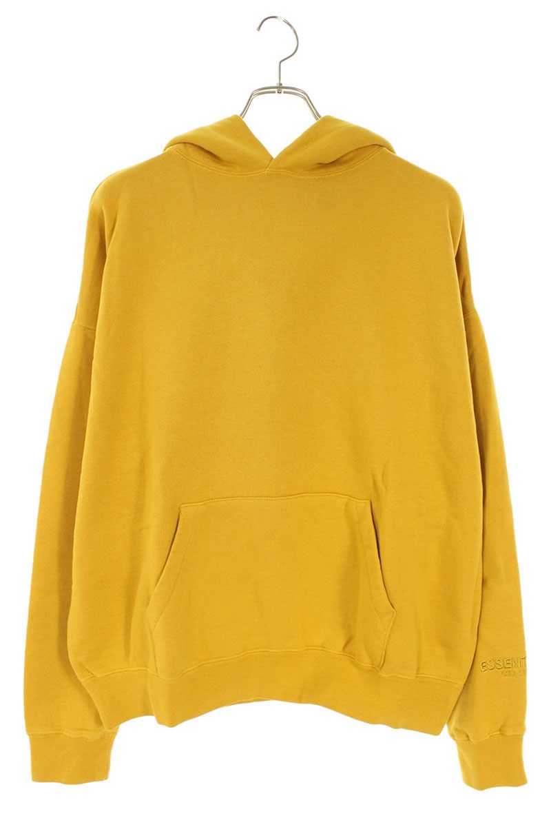 FOG ESSENTIALS Back Logo Hoodie Yellow Size M