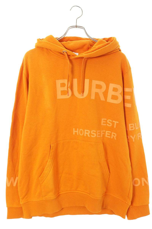 Burberry Print Pullover Hoodie Orange Size L