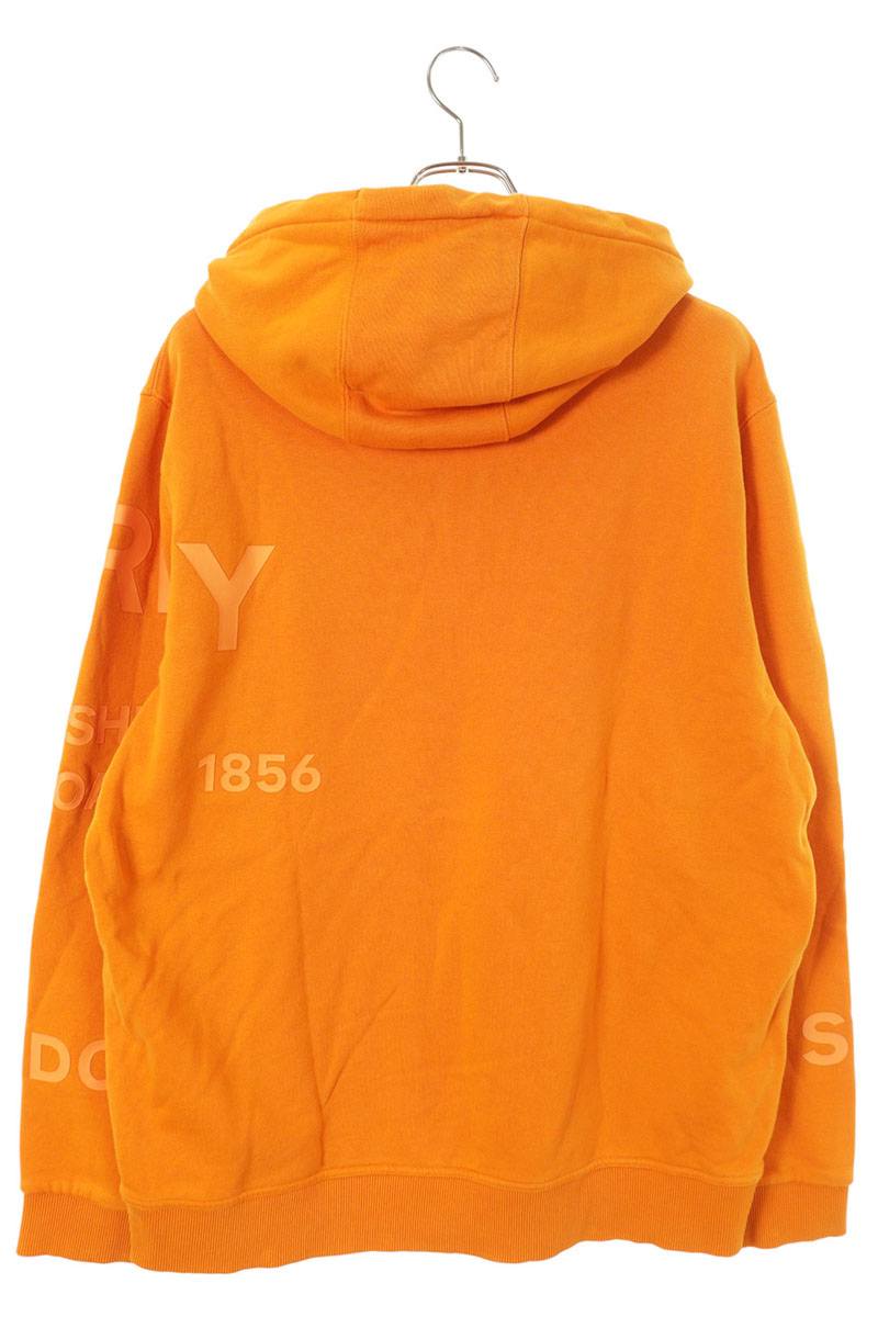 Burberry Print Pullover Hoodie Orange Size L