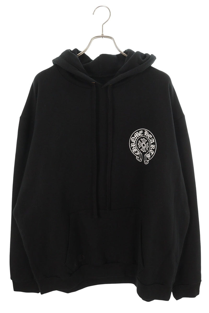 Chrome Hearts SWTSHRT HD PLVR LTD Horseshoe Print Hoodie Black Size XXL