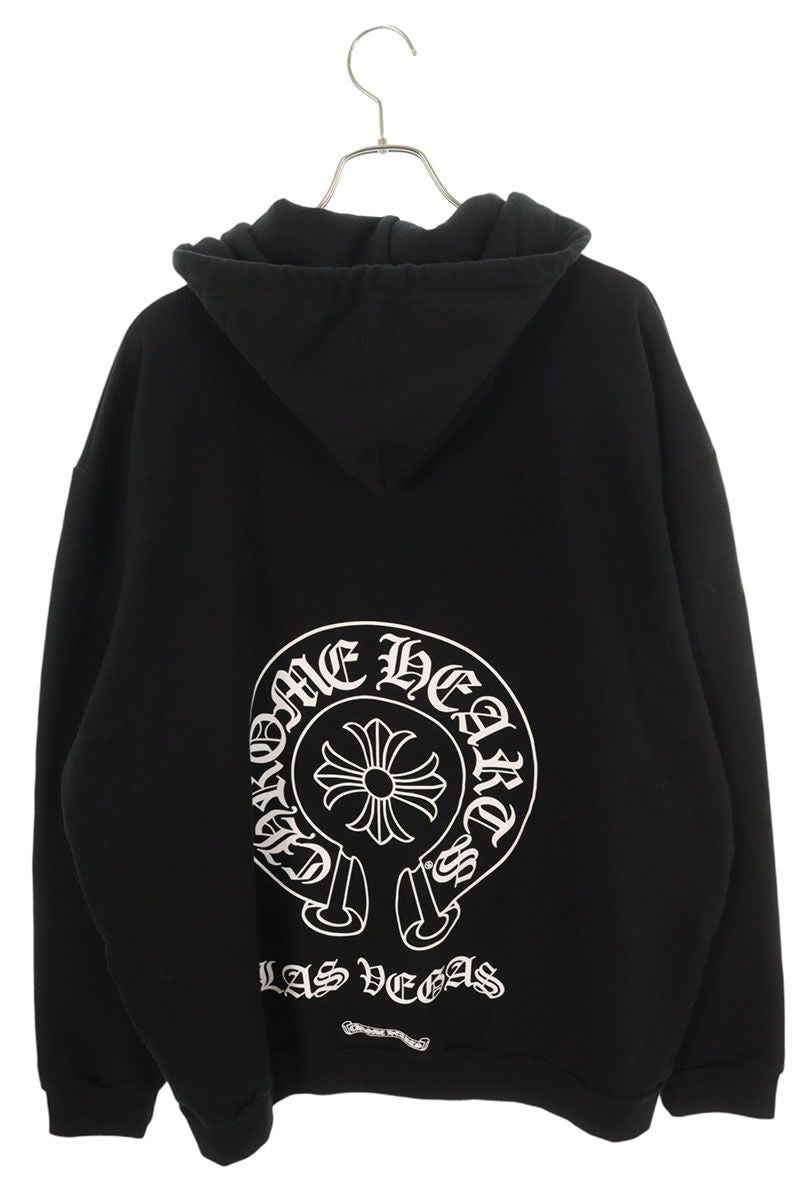 Chrome Hearts SWTSHRT HD PLVR LTD Horseshoe Print Hoodie Black Size XXL