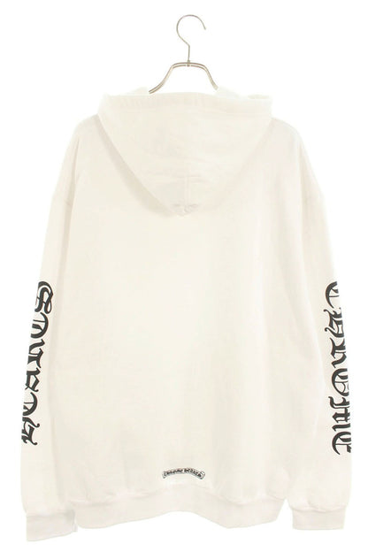 Chrome Hearts SWTSHRT PLVR Logo Print Pullover Hoodie White x Black Size XL
