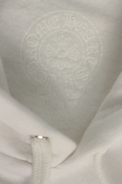 Chrome Hearts SWTSHRT PLVR Logo Print Pullover Hoodie White x Black Size XL
