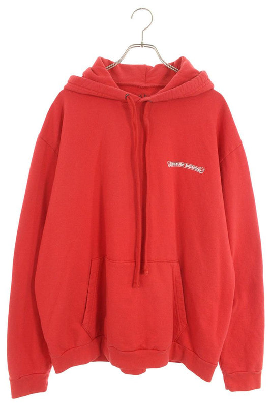 Chrome Hearts SWTSHRT PLVR Logo Print Pullover Hoodie Red Size XL