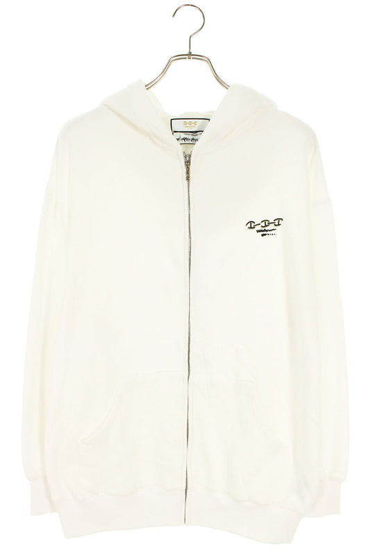 HOORSENBUHS Back Print Zip Hoodie Multi Cotton Size XS