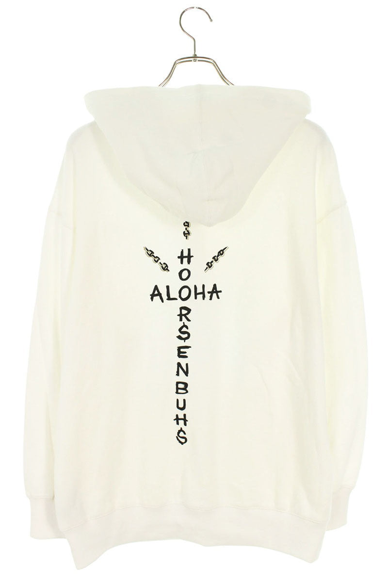 HOORSENBUHS Back Print Zip Hoodie Multi Cotton Size XS