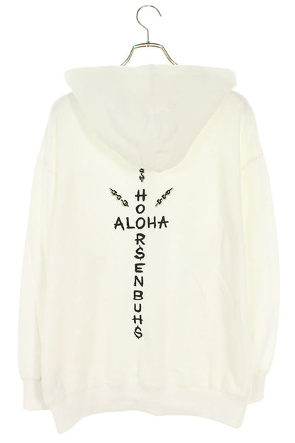 HOORSENBUHS Back Print Zip Hoodie Multi Cotton Size XS