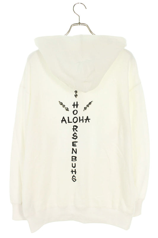 HOORSENBUHS Back Print Zip Hoodie Multi Cotton Size XS