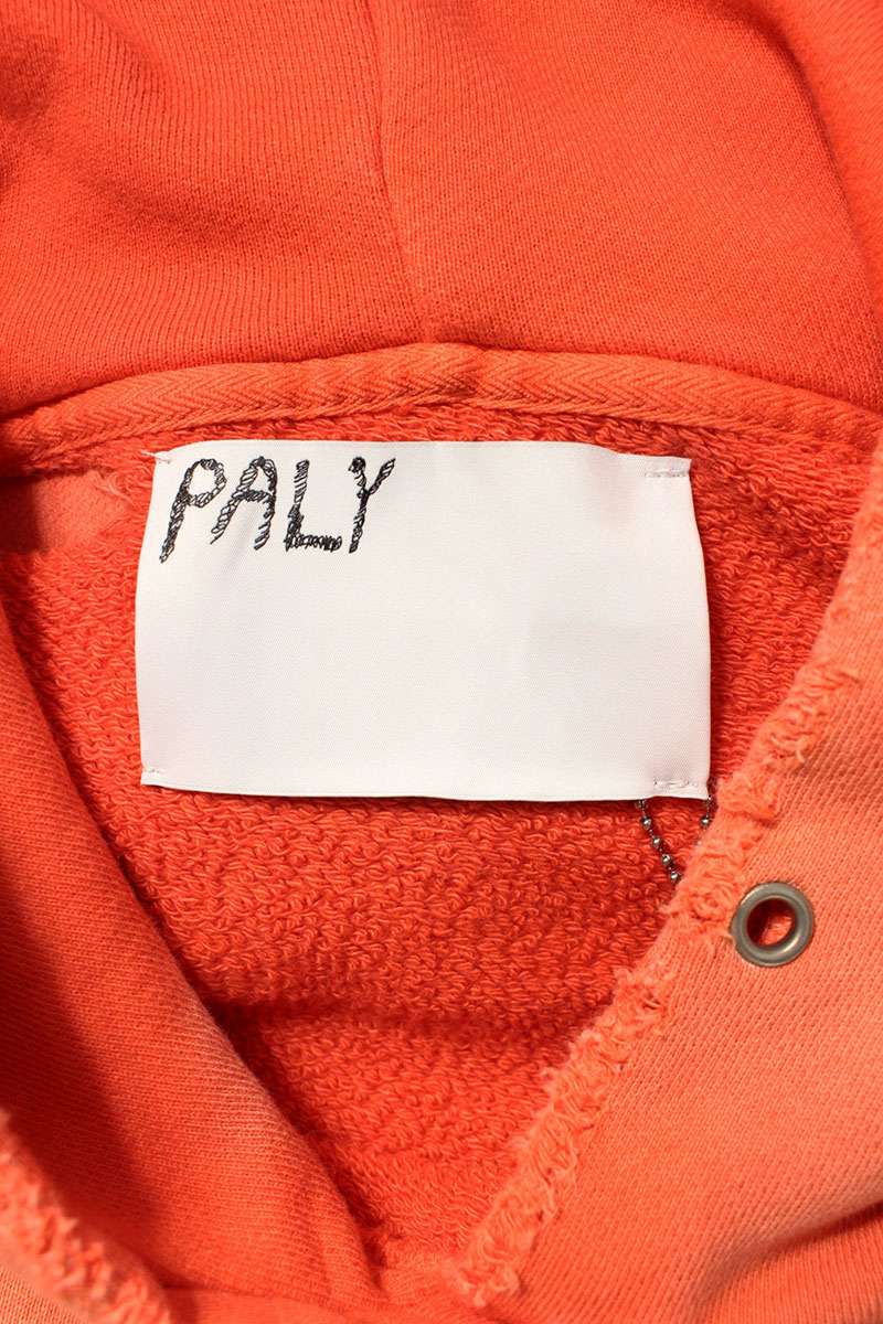 Paly Hollywood 25AW Back Photo Distressed Hoodie Red Size M