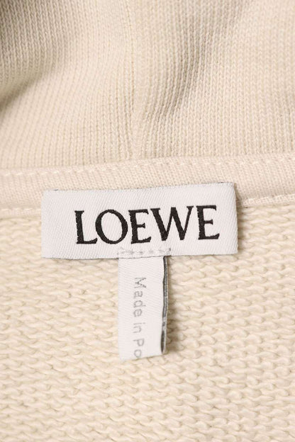 LOEWE Anagram Embroidered Pullover Hoodie Off-White Size XS