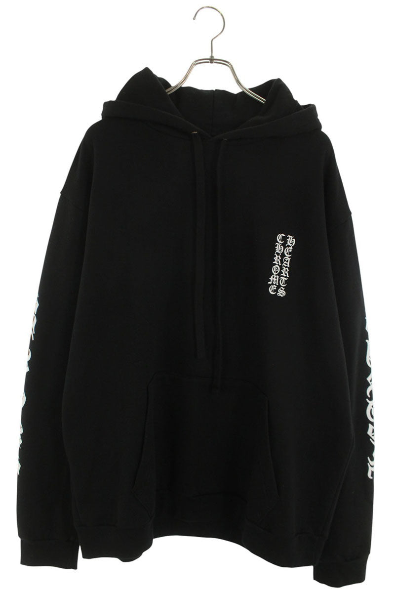 Chrome Hearts SWTSHRT PLV Logo Print Hoodie Black Size XL
