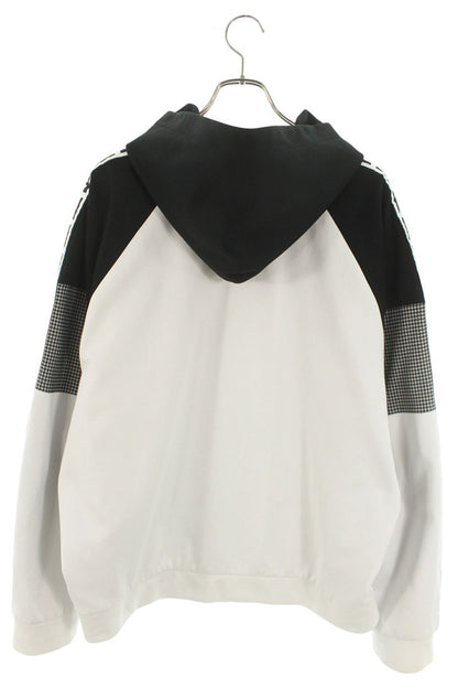 FENDI Sleeve Zucca Bicolor Pullover Hoodie Size XXL