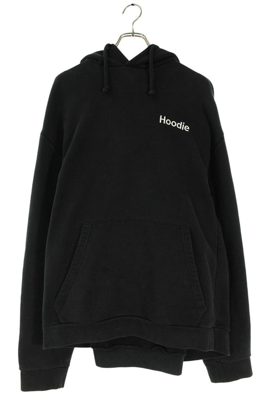 VETEMENTS 16SS Lettering Embroidered Oversized Hoodie Size S