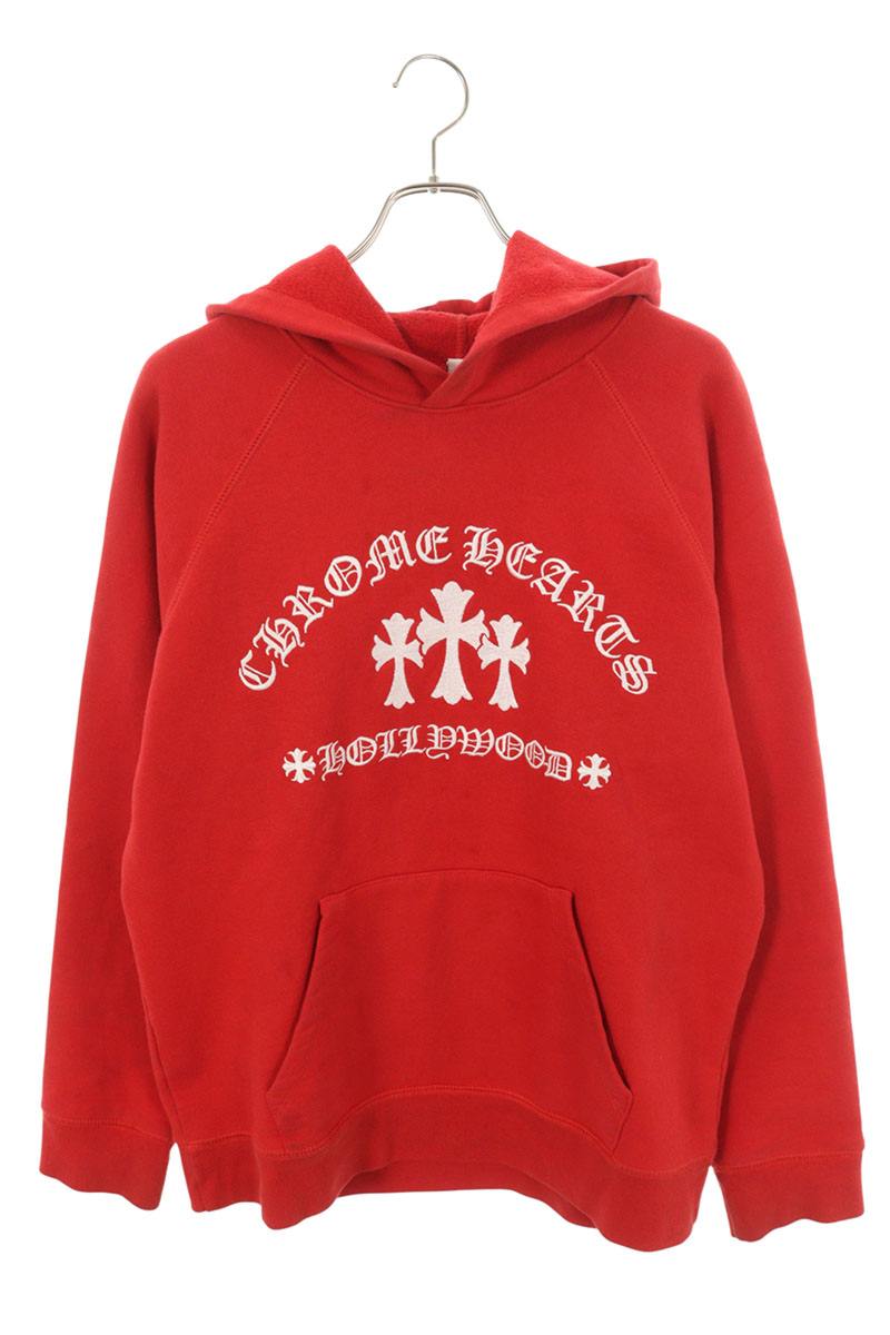 Chrome Hearts SAILIN ON HD PLVR Cemetery Cross Hoodie Size L
