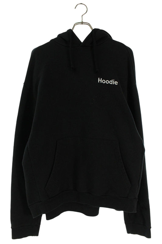 VETEMENTS 16SS Lettering Embroidered Oversized Black Size XS