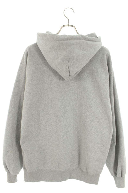 Mercedes Anchor Inc. Logo Embroidered Pullover Hoodie Gray x Black Size L