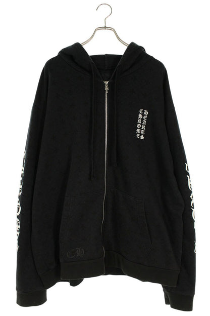 Chrome Hearts SWTSHRT HD ZIP CH Plus All-Over Print Size XL