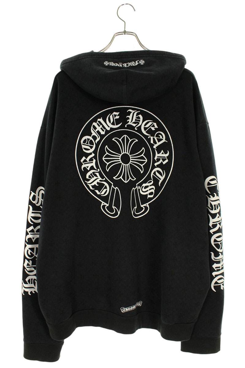 Chrome Hearts SWTSHRT HD ZIP CH Plus All-Over Print Size XL
