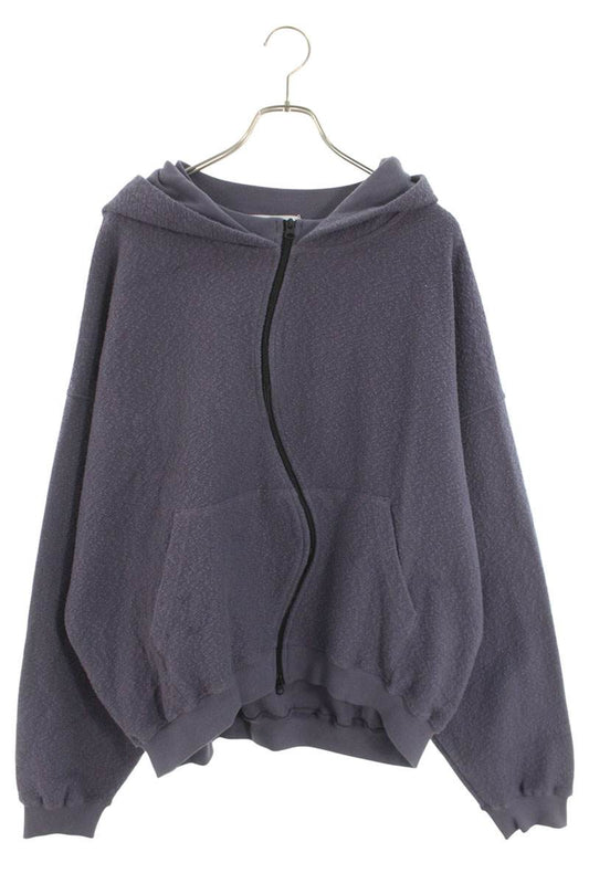 FFF POSTAL SERVICE RH Curved Zip Up Hoodie Purple Size XL
