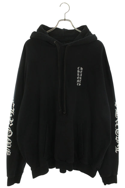 Chrome Hearts SWTSHRT PLV Logo Print Pullover Hoodie Black Size XXL