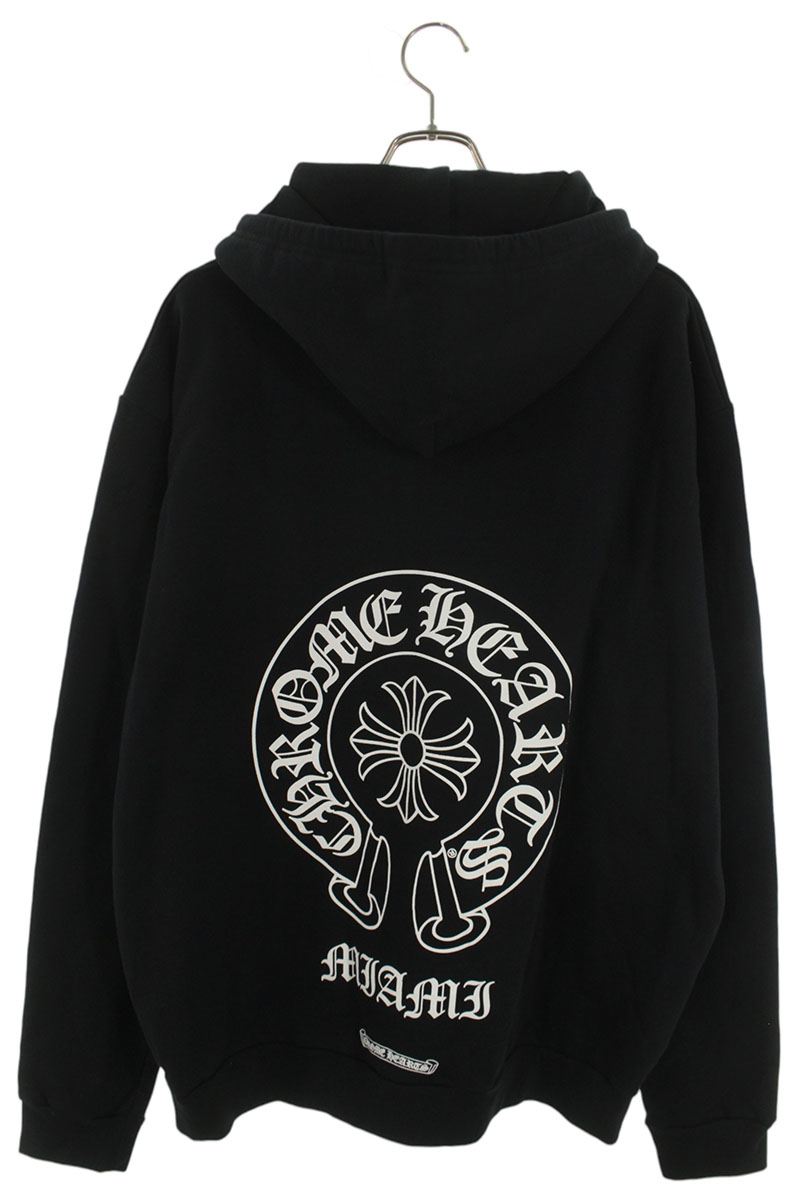 Chrome Hearts SWTSHRT HD ZIP LTD Miami Horseshoe Size XL