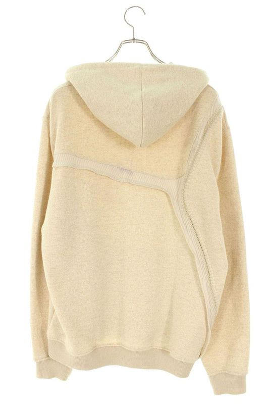 XLIM Wool Blend Knit Pullover Hoodie Beige Size L