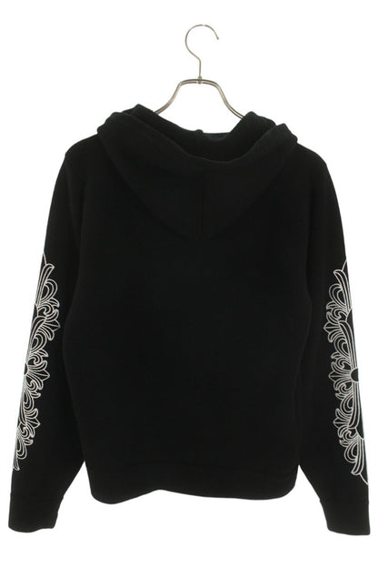 Chrome Hearts Floral Sleeve Cashmere Zip Hoodie Size XS