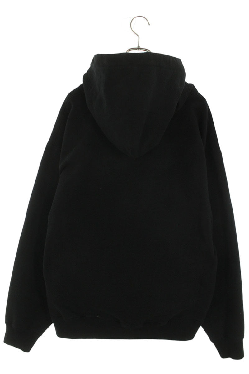 GOD SELECTION XXX Logo Embroidered Hoodie Black Size XL